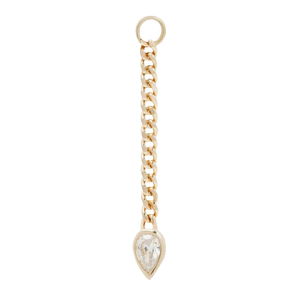 Buddha jewelry “painkiller” charm 14kt yellow gold cz